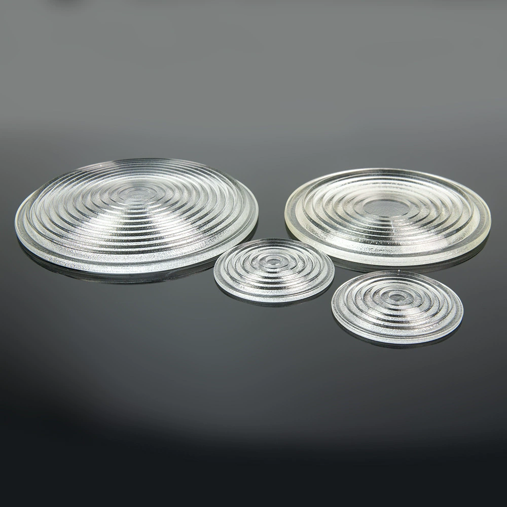 Линза из высокоборосиликатного стекла, линза Френеля с резьбой, оптовая продажа, оптическая стеклянная линза, диаметр 50-410 мм