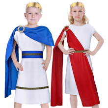 万圣节古希腊宙斯罗马礼服儿童节演出服cosplay王子公主套装
