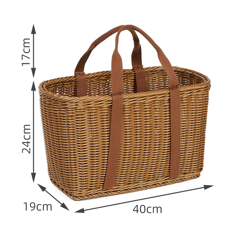 Rattan Storage Basket Portable Shopping Basket Outdoor picnic Basket Storage Basket with Lid Gift Buying Vegetable Basket Fruit Basket Rattan Storage Basket Portable Shopping Basket Outdoor picnic Basket Storage Basket with Lid Gift Buying Vegetable Basket Fruit Basket