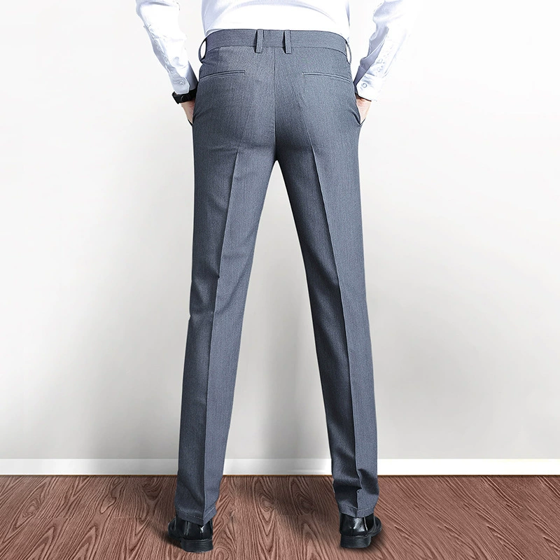 Мужские осенние брюки, цветной классический пиджак, 2023, корейский стиль, свободный прямой крой
