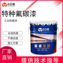 小白杨特种氟碳漆外墙特种涂料户外钢结构防锈防水耐腐蚀哑光