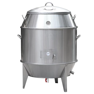 木炭烤鸭炉商用燃气烧鸭炉烤鸡炉不锈钢烧烤炉吊炉双层烧鹅炉