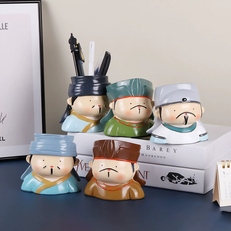 Cartoon storage system, cute children's pens holder for students