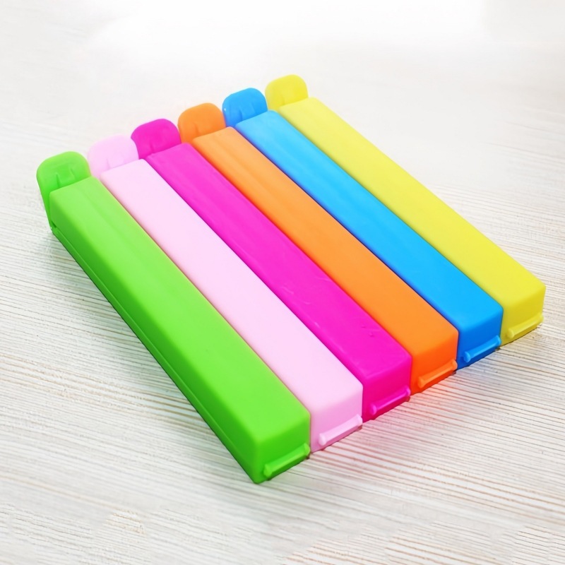 Clip de sellado de plástico, clip de té, bolsa de bocadillos para la conservación de alimentos, clip de sellado a prueba de humedad, los fabricantes de regalos pueden establecer el logotipo