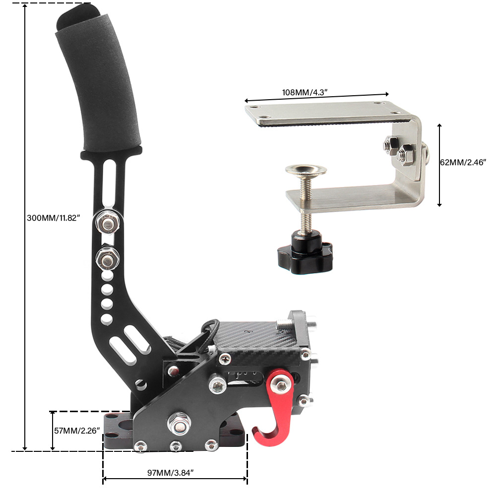 Pc deriva freno de mano carreras de vapor juego de freno de mano USB analógico juego de alambre de mano de bienvenida visita de campo