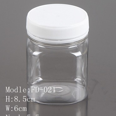 供应塑料瓶180ml PET塑料瓶 密封瓶 花粉瓶 防盗瓶 型号FD-021