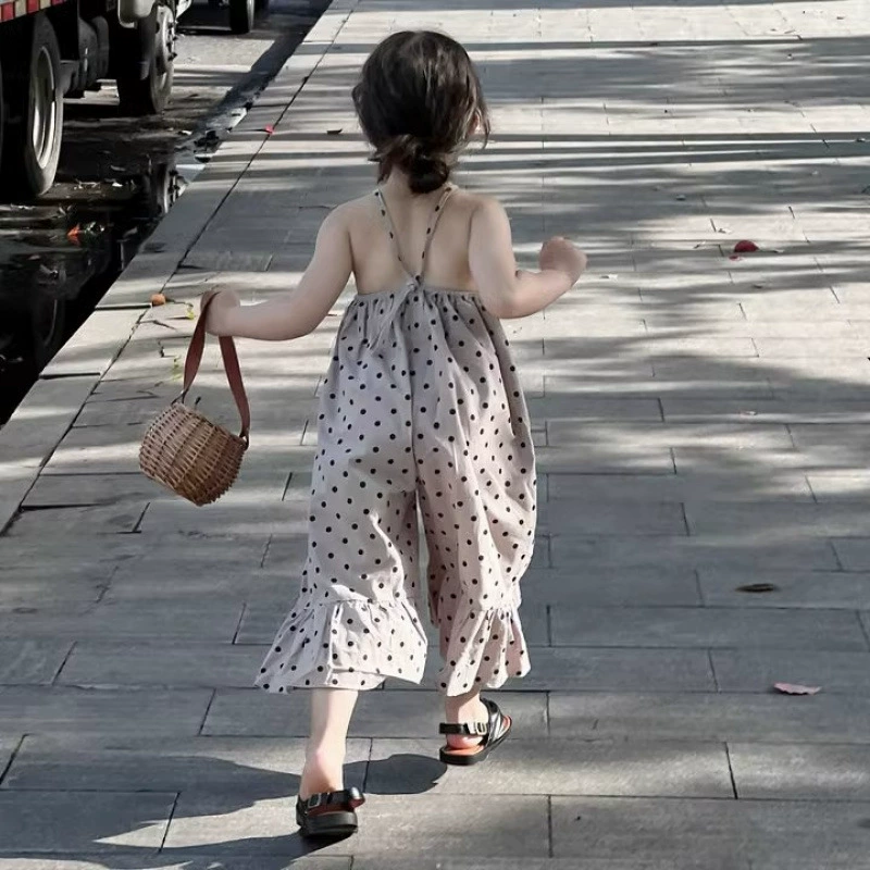 Летнее платье-юбка, корейский стиль, западный стиль, 2–8 лет, детская одежда