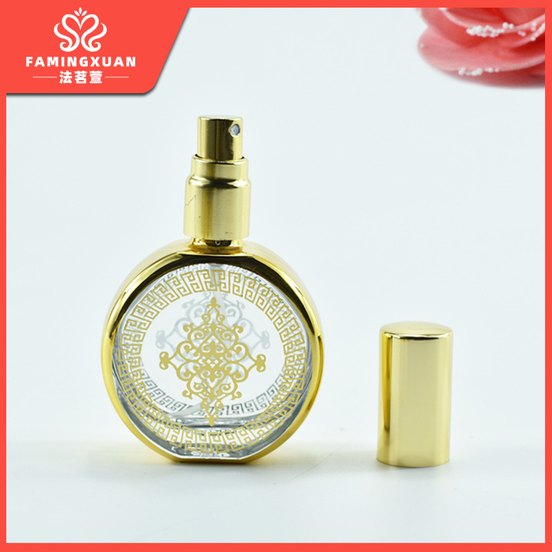 Faimingxuan sub-embalaje botella vacía botella de vidrio botella de perfume a granel 20ML giling spray de vidrio perfume botella vacía