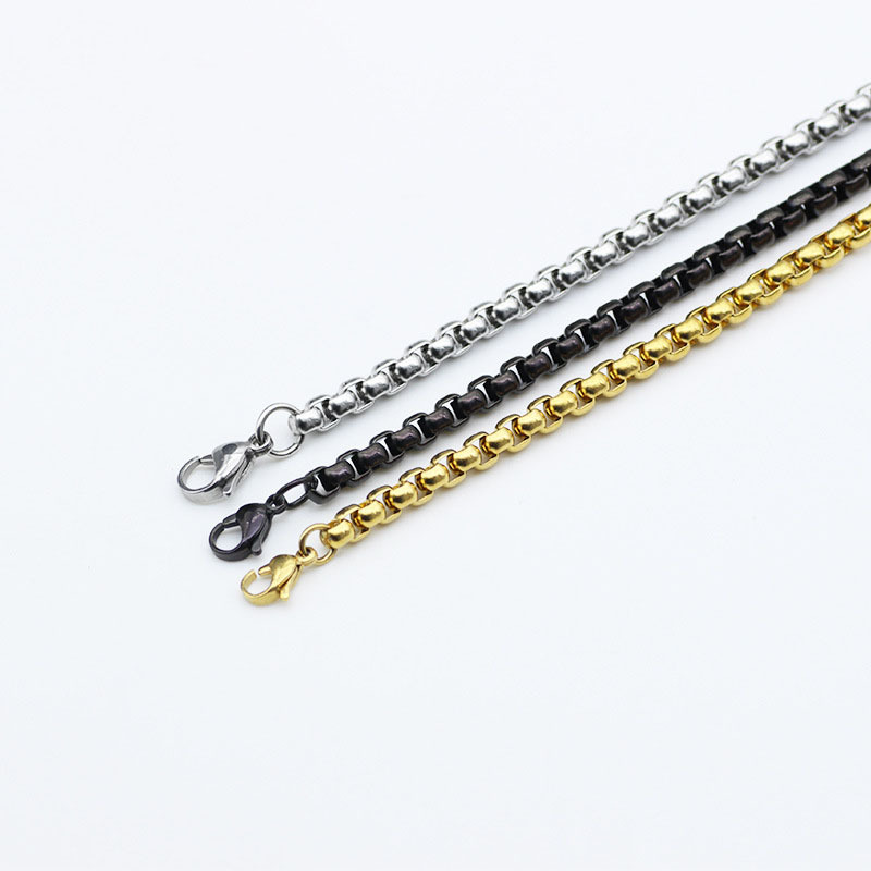 Minimalist Stainless Steel Chain Necklace For Men And Women_voghion.com