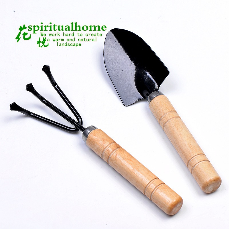 工厂批发  园林工具铲子,花园工具铲子  木柄铲子 小胖二件套