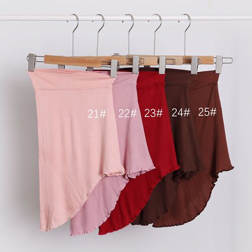 Cross-border soft and breathable solid color mercerized cotton hood base hat Modal convenient turban hijab head cap