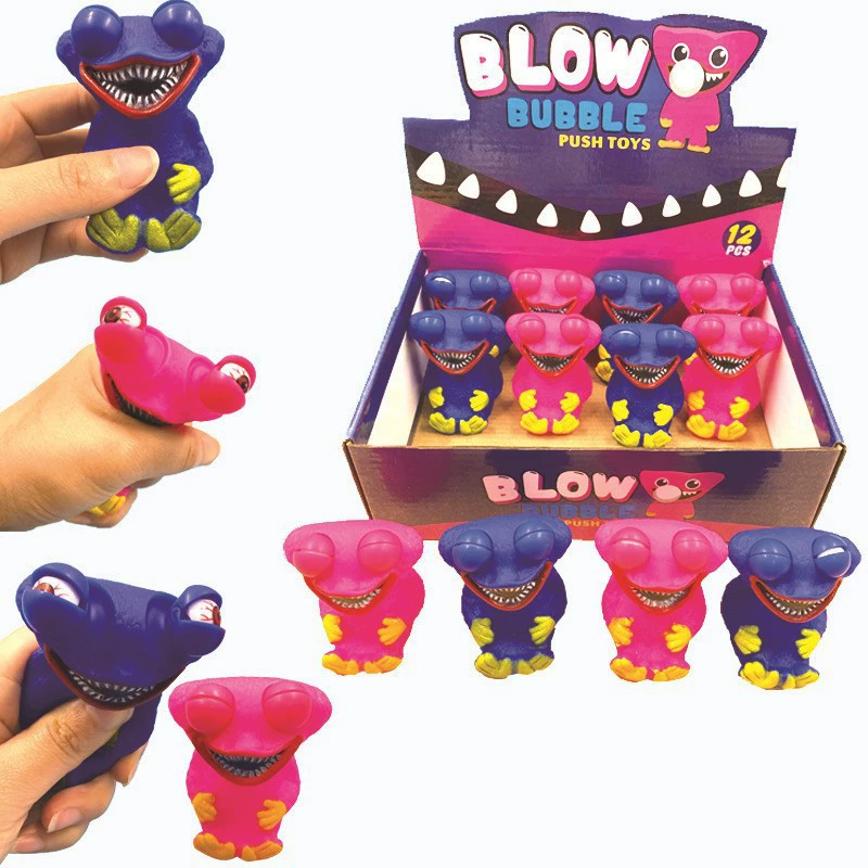 Amazon Little Man Poppy Minion Le La La Fun Decompression Vent TPR Factory Wholesale Christmas Buns Pinch Fun