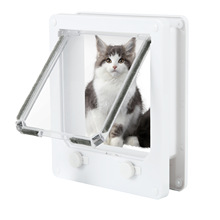 跨境新款猫门洞狗门双向自由进出入宠物门猫咪用品宠物用品猫犬舍