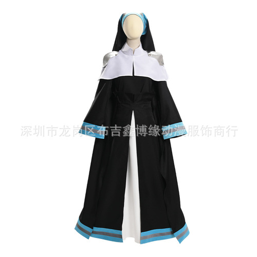 Alice Nun C-Firefighter Uniform 2D Cosplay Costume Performance Costume