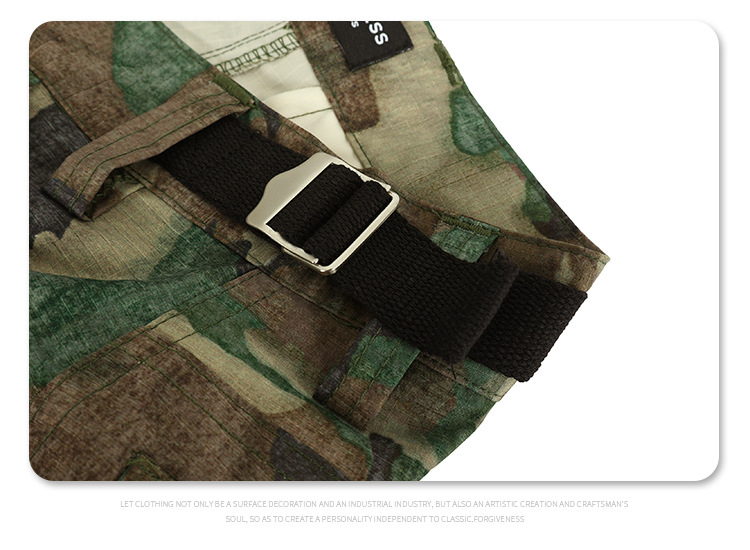 Men's Clothing Arrival Far Camouflage Cargo Large Pocket Profile Loose Functional Overalls_voghion.com