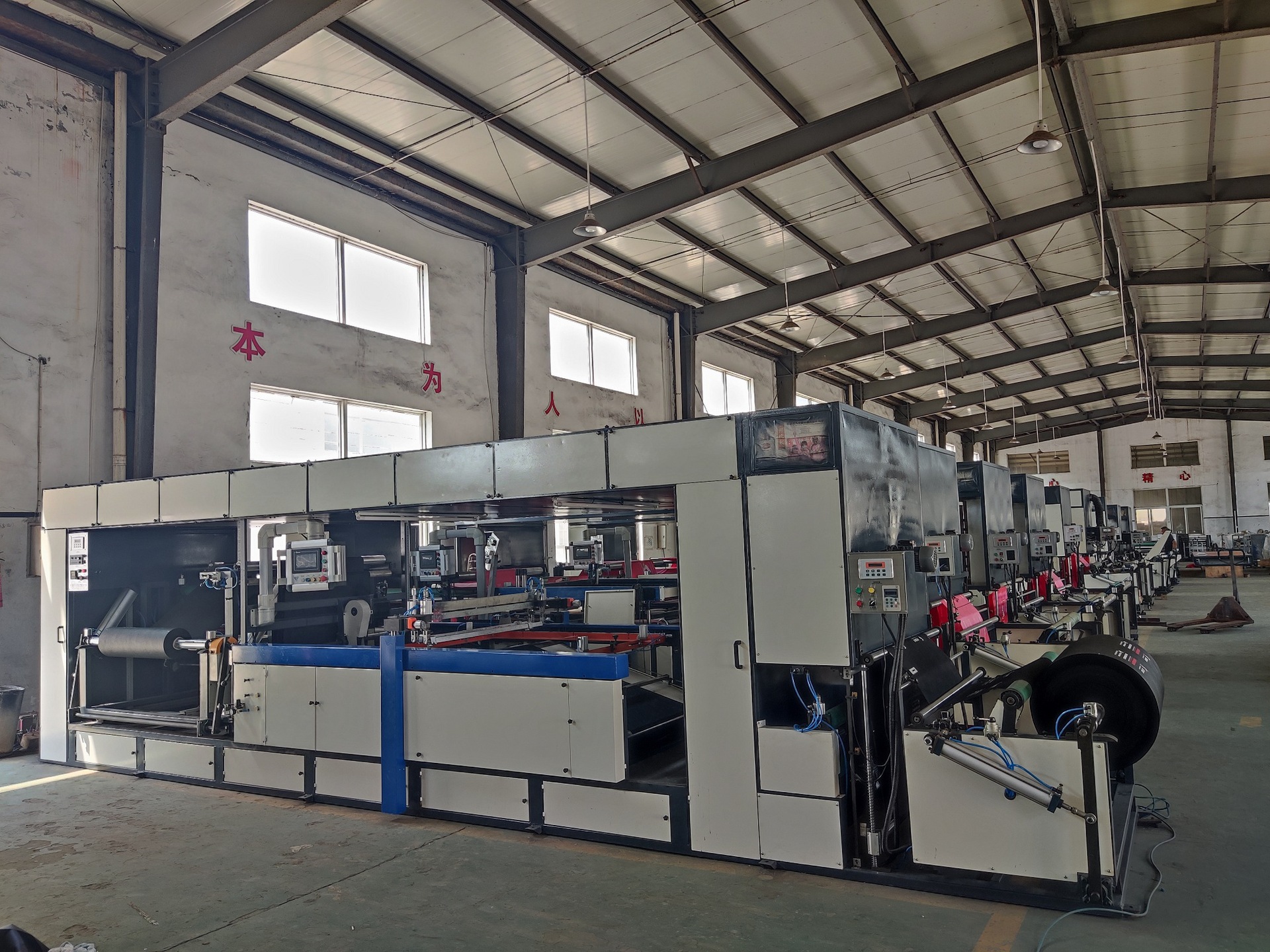 Automatic printer non-woven cloth