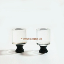 圆柱体水晶装饰头灯饰配件装饰帽台灯HARP架飞钮灯罩支架水晶头