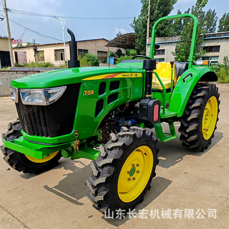 Tractor diesel de cuatro tracciones 90 caballos de fuerza tractor de arado rotativo de cuatro ruedas 904 tractor de agua y sequía