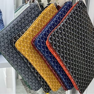 2025 Dog Tooth Bag Storage New Style Zipper Makeup Handbag Ready Stock Coin Purse Classic Model for Women and Men