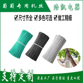葡萄扎丝定制镀锌包塑铁丝各种颜色规格绑丝园林扎丝扎带捆扎丝