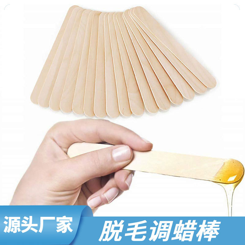 Dehairing and wax adjusting rod Waxing bar Spatula Coordination Beeswax Use of depilation ointment