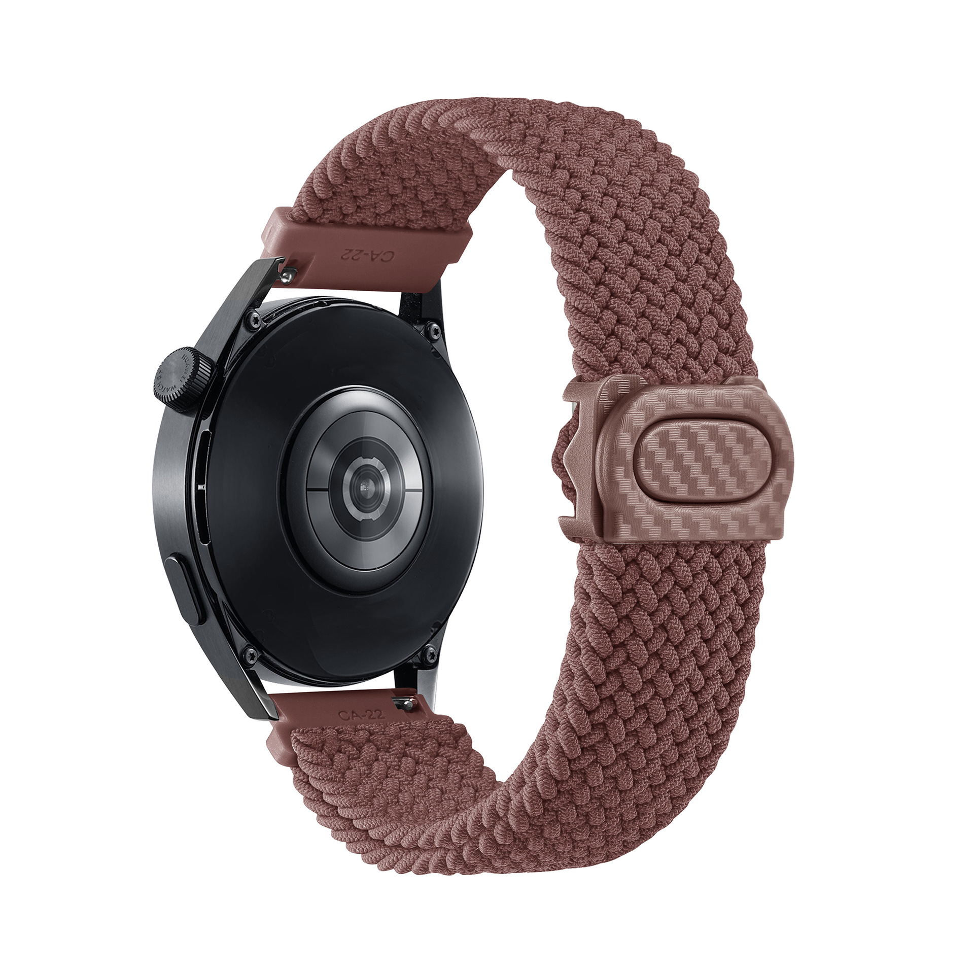 It is suitable for the carbon fiber texture snap braided strap of Samsung watch4657 and the strap of Huawei watch GT345 undefined