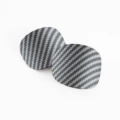 Carbon Fiber Look Shin Guards XS Black (7/6)