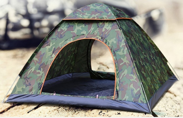 Tienda de Campaña para 1-4 Personas, Impermeable, Ultraligera, Camping, Exterior