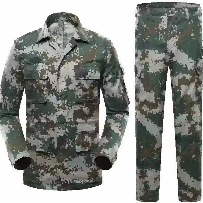 Quick dry camouflage T-shirt, for students, full set