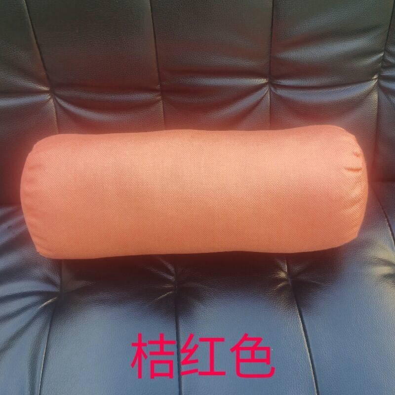 成圆柱形抱枕长条糖果枕头套可拆洗成年腰垫颈椎圆不含芯|undefined