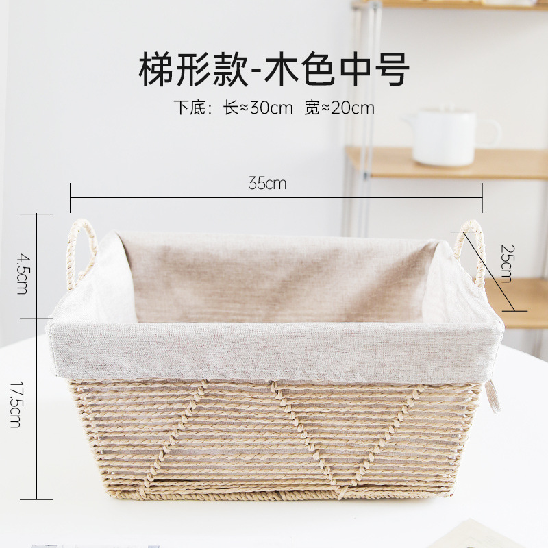 Estilo trapezo-color madera mediano