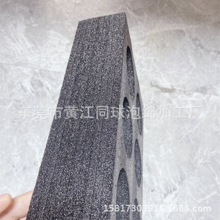 黑色加厚外卖保温箱杯托 奶茶可乐咖啡固定孔EPE珍珠棉托盘