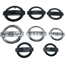 适用于东风日产改装车标 NISSAN后尾箱标志车贴 前后中网车标志