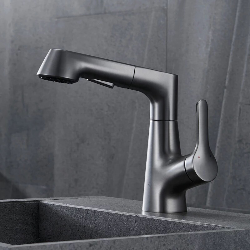 Black bathroom faucet sink matte black Waterfall Bathroom Faucet single handle basin bathroom vanity