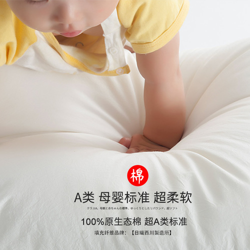 Exported to Japan, Nishi Sichuan Aman B&B white goose down pillow, cotton pillow core, soft and fluffy hotel cervical vertebra pillow
