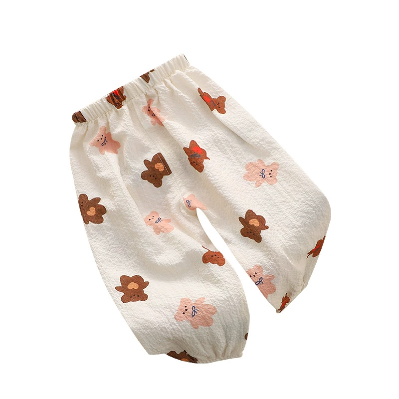 Summer children's mosquito repellent, breathable trousers for men and women for leisure, Korean style