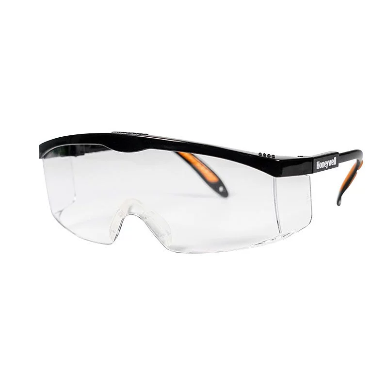 Honeywell 100210CN S200A Улучшенные защитные очки от царапин (черная рамка, белый экран) — черный