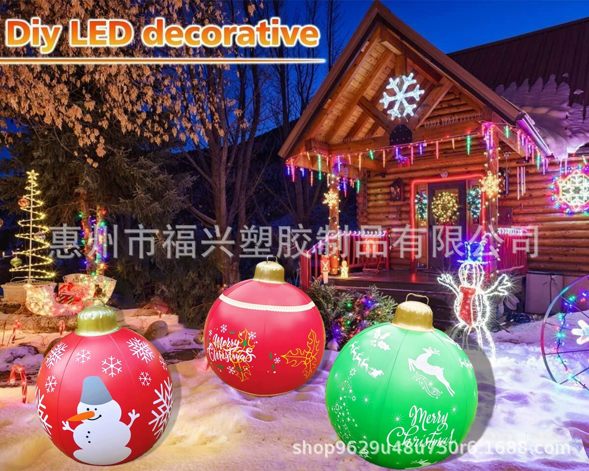 Inflatable decorations PVC, remote control, 16 colors