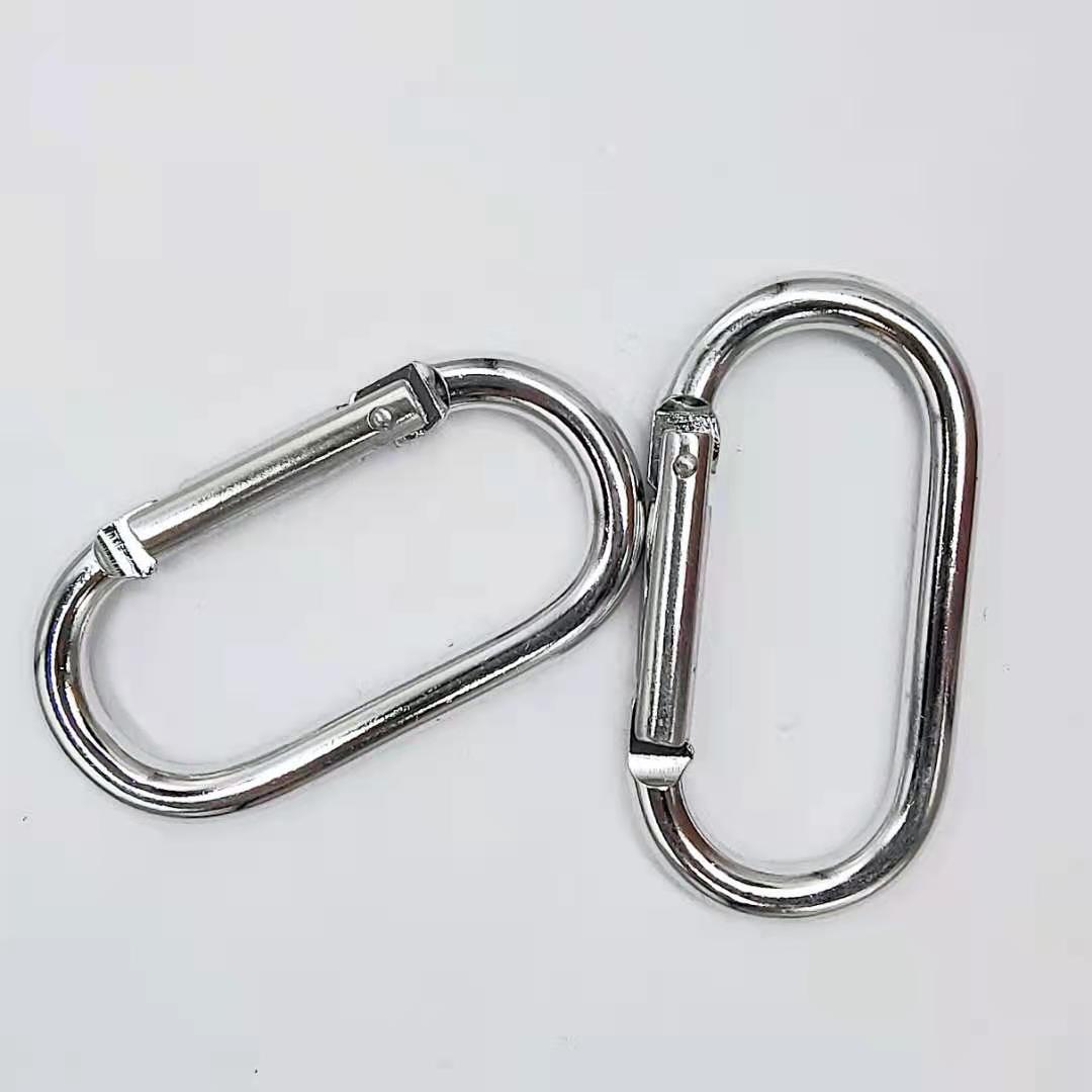 Supply 5th runway type mountain climbing buckle U-shaped aluminum alloy mountain climbing buckle sound hook outdoor webbing hook 