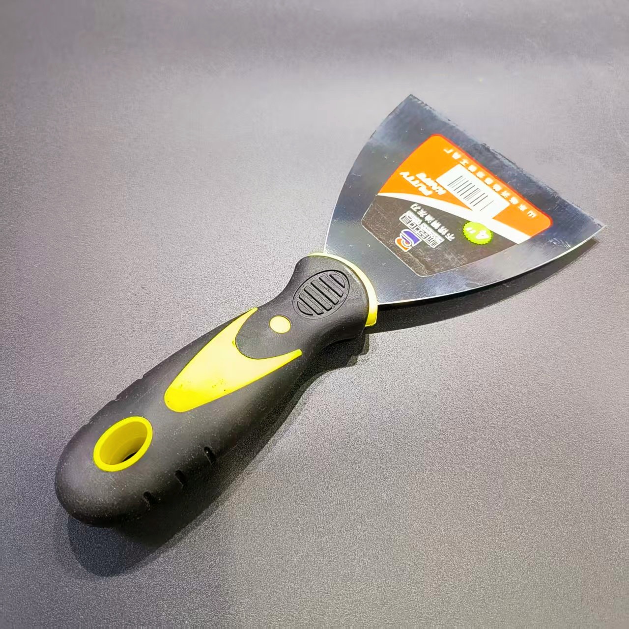 Cuchillo de masilla de acero inoxidable de dos colores cuchillo de masilla de goma cuchillo de raspa cuchillo de lote cuchillo de plástico cuchillo de masilla de alta dureza espejo