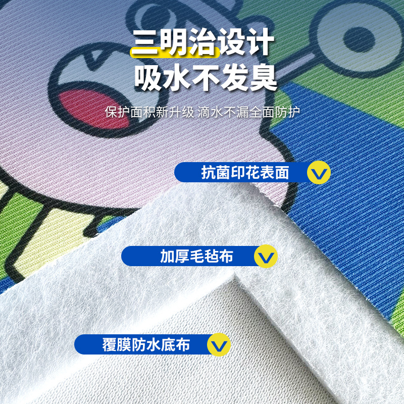 Soporte multifuncional babero de perro golden retriever samoye babero mediano babero de perro de doble cara babero del animal doméstico