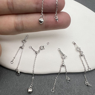 S925���y�{���۳���ʽ���L�β� DIY��������朴���y���Ӑ���