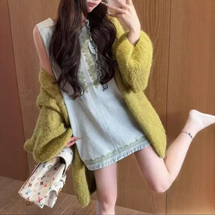 ����ﶬ�nϵ�߼��оGɫ�@�ן��\��ᘿ��_��㼑��L�@��ë������Ů