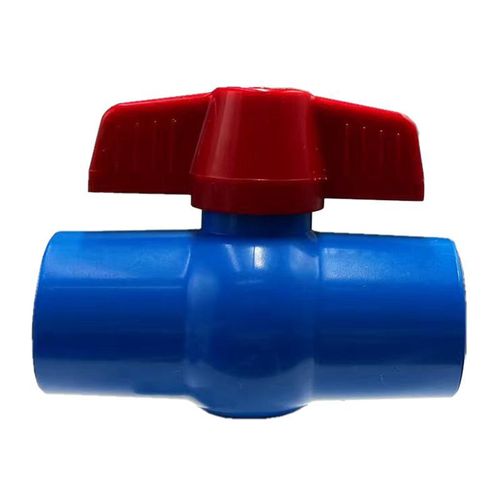 Liansu PVC water supply white ball valve 20-110mm ball valve water pipe switch Liansu blue PVC ball valve wholesale