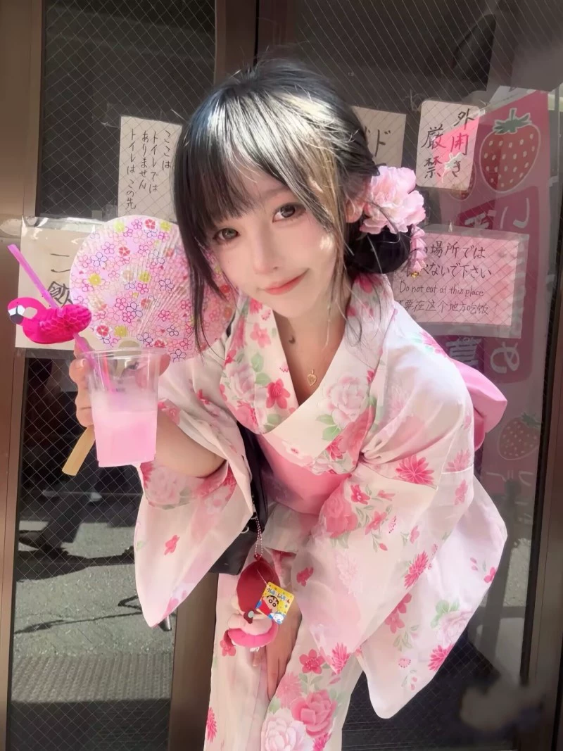 Japanese multicoloured bathrobe, dress