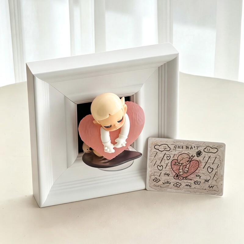 Popular blind box display frame, Zsiga versatile figure frame, wall-mounted square DIY solid wood decorative frame Popular blind box display frame, Zsiga versatile figure frame, wall-mounted square DIY solid wood decorative frame