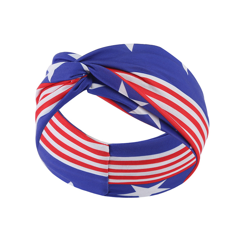 Fashion National Flag Ice Silk Sports Headbands display picture 1