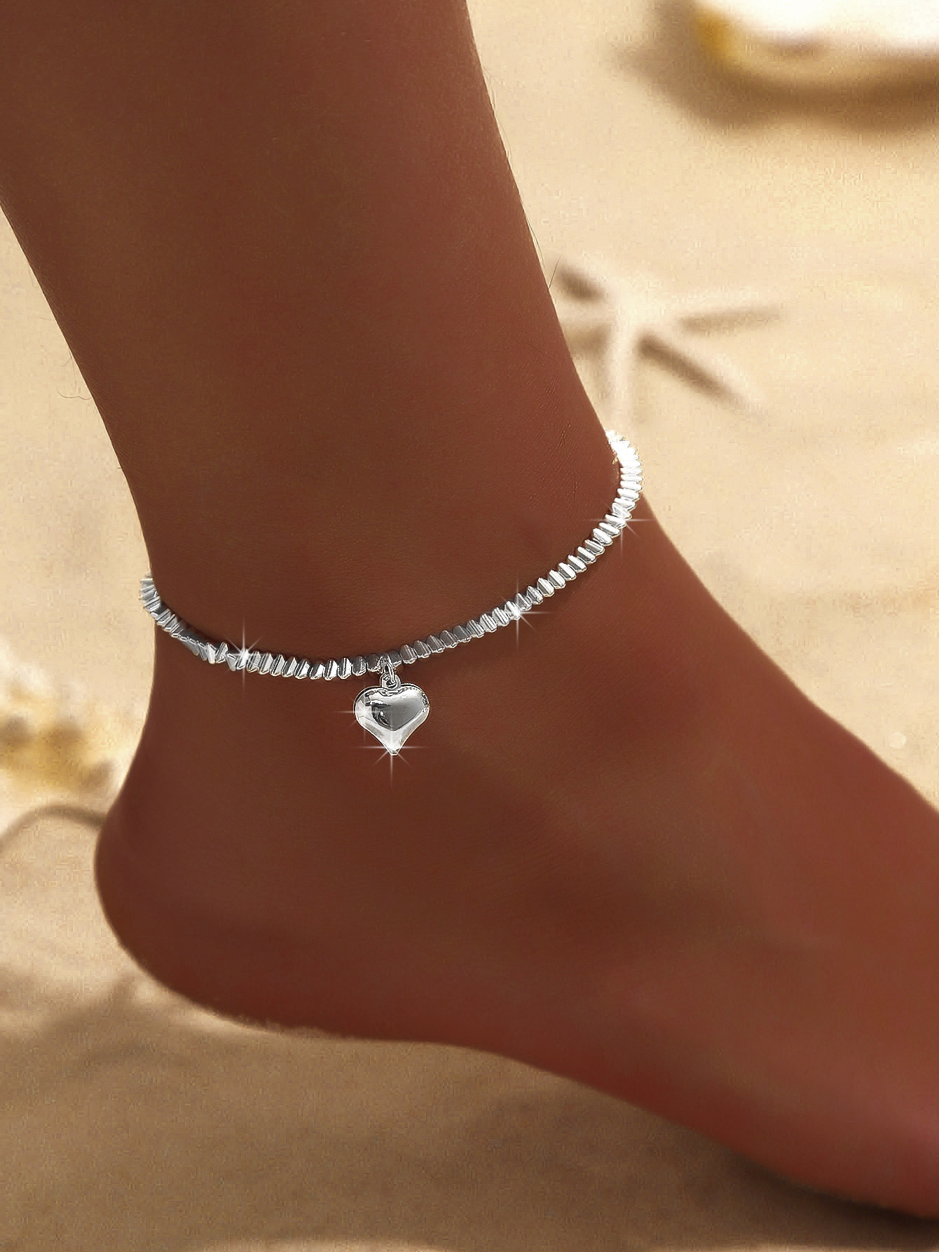 15g Weight Anklet Classification 1 Piece Quantity Casual Occasion Alloy, Copper Material Cross Pattern Women's Gender Beach, Simple Style Style Wholesale Jewelry Beach Simple Style Cross Alloy Copper Anklet 19
