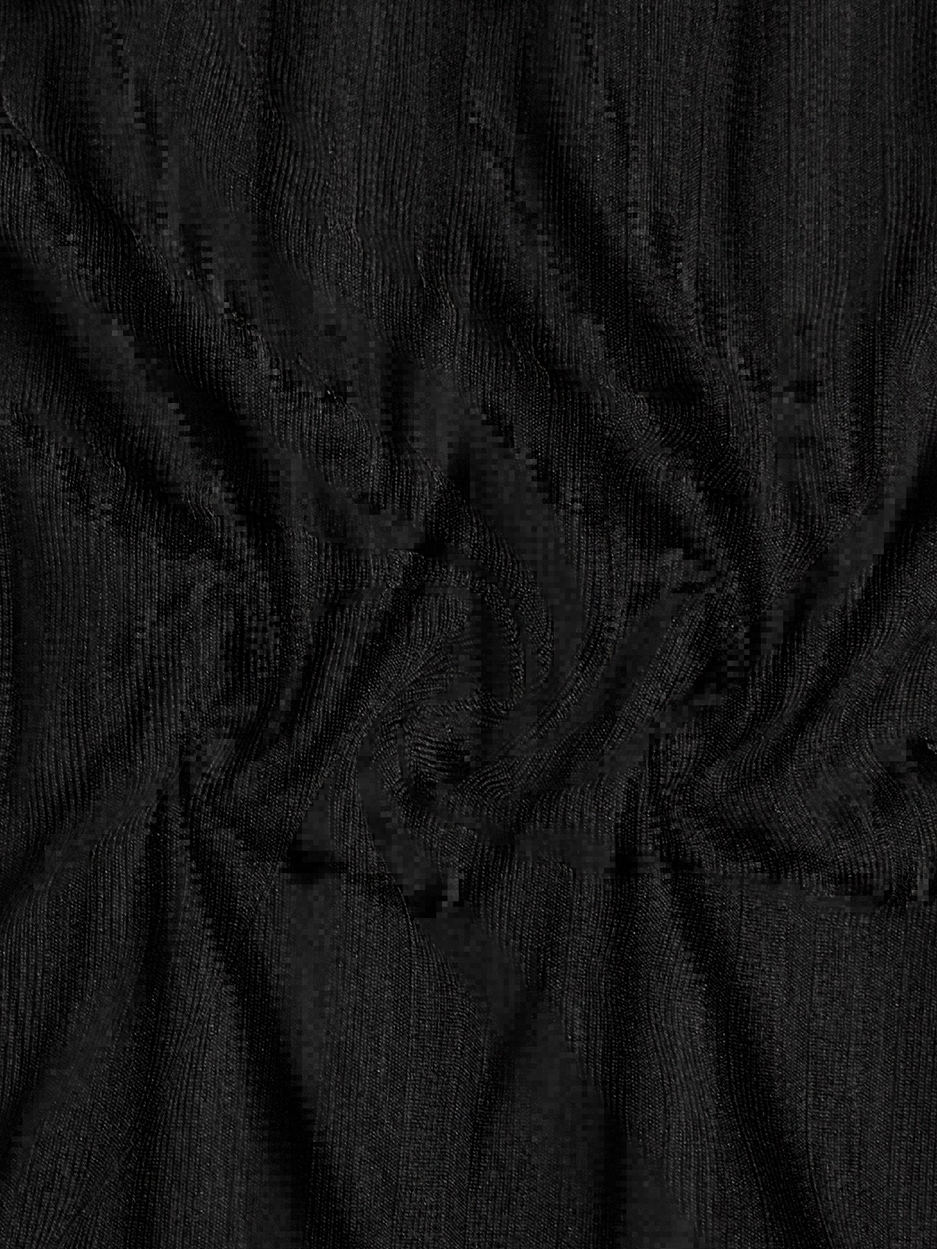 Men's Gender Pleated Design Wholesale Men's Simple Style Stripe Solid Color Long Sleeve Pleated Men's Tops