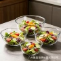 圆形家用透明料理盘子